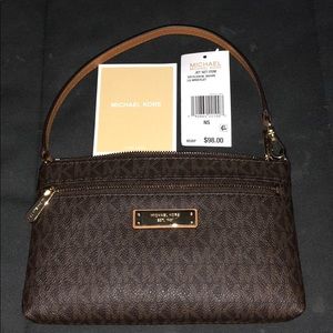 Michael Kors jet set wristlet large